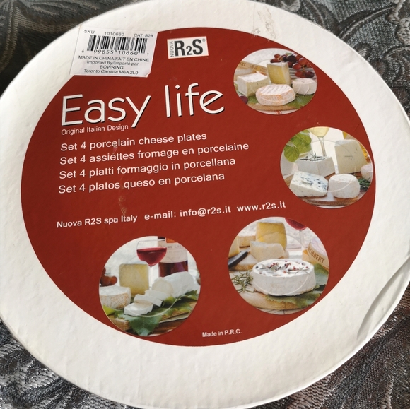 Easy life Original Italian Design Porcelain cheese plates - Picture 6 of 7